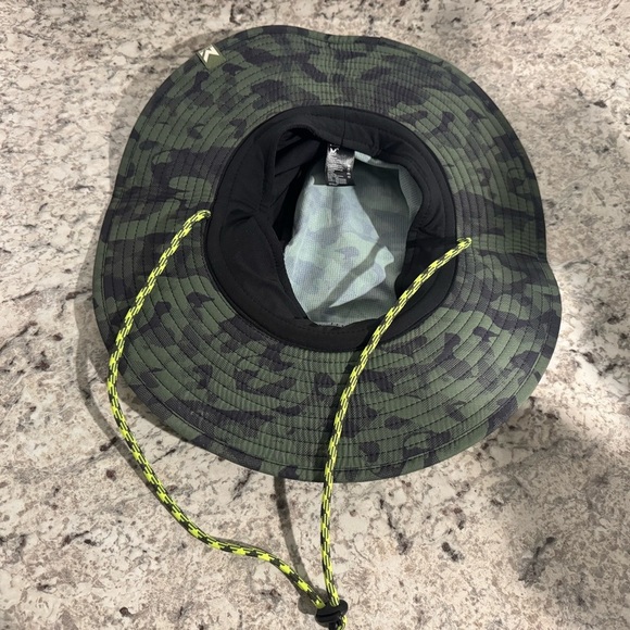 Mission COOLING ANYWHERE BOONIE BUCKET HAT Green Camouflage OSFM - Picture 5 of 7